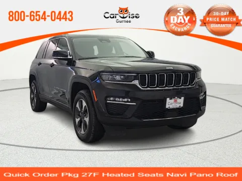 Black 2023 Jeep Grand Cherokee 4xe for sale in Gurnee, IL