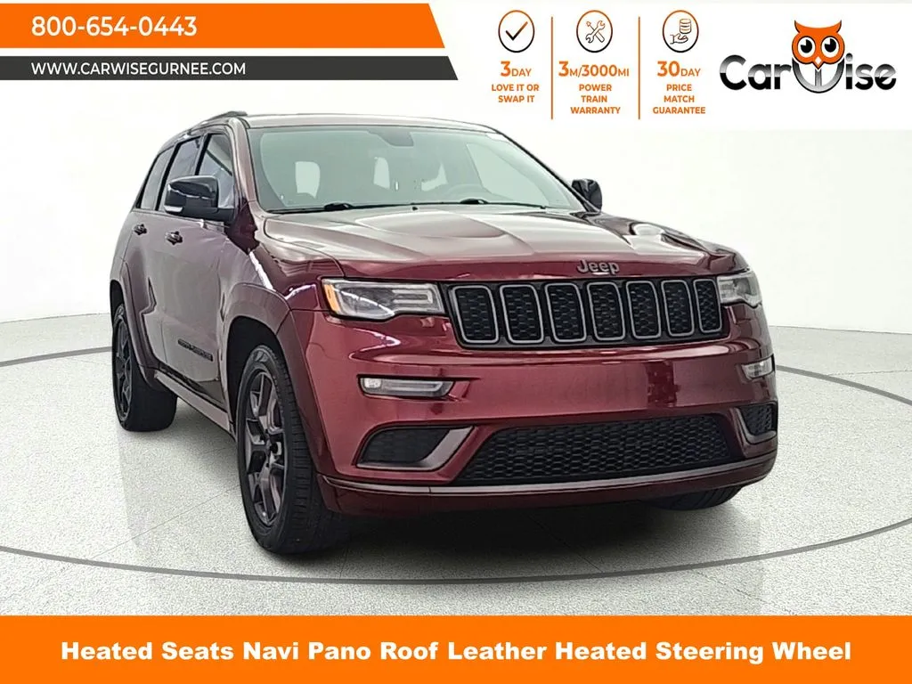 Red 2020 Jeep Grand Cherokee Limited X for sale in Gurnee, IL