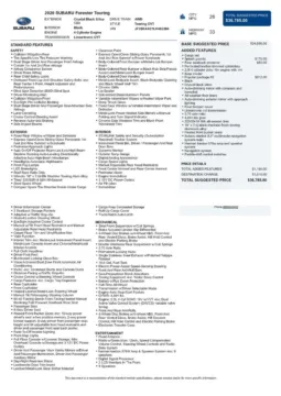 Another view of 2020 Subaru Forester Touring for sale in Gurnee, IL at CarWise Gurnee