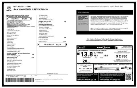 Another view of 2022 Ram 1500 Rebel for sale in Gurnee, IL at CarWise Gurnee
