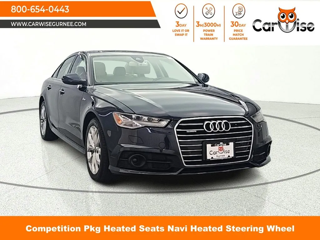 Black 2018 Audi A6 3.0T Premium Plus for sale in Gurnee, IL