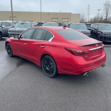 Photos of 2019 INFINITI Q50 Red Sport 400 for sale in Gurnee, IL at CarWise Gurnee