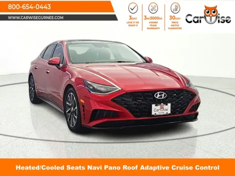 Red 2020 Hyundai Sonata Limited for sale in Gurnee, IL
