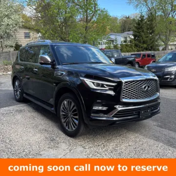 Black 2019 INFINITI QX80 LUXE for sale in Gurnee, IL