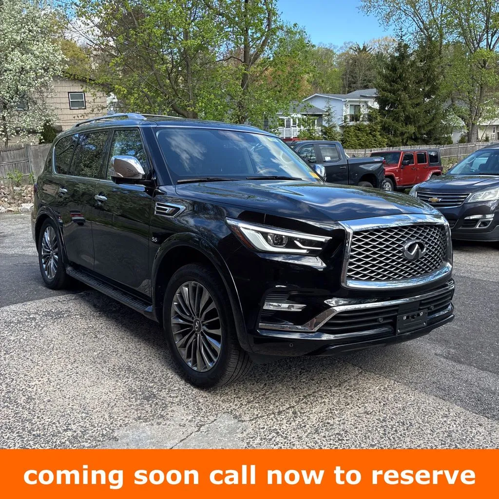 Black 2019 INFINITI QX80 LUXE for sale in Gurnee, IL