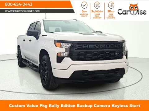 White 2024 Chevrolet Silverado 1500 Custom for sale in Gurnee, IL