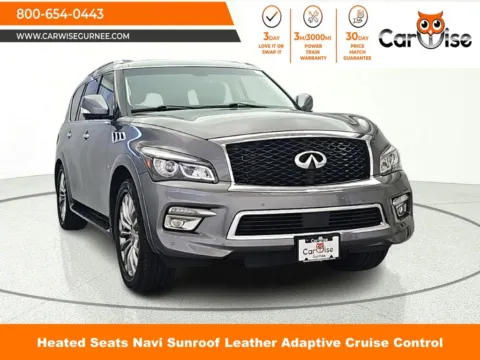 Gray 2015 INFINITI QX80 for sale in Gurnee, IL