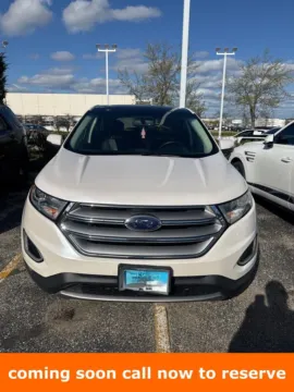 White 2017 Ford Edge Titanium for sale in Gurnee, IL