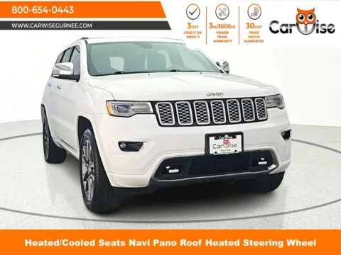 White 2018 Jeep Grand Cherokee Overland for sale in Gurnee, IL