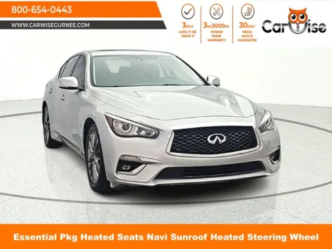 Silver 2019 INFINITI Q50 3.0t LUXE for sale in Gurnee, IL