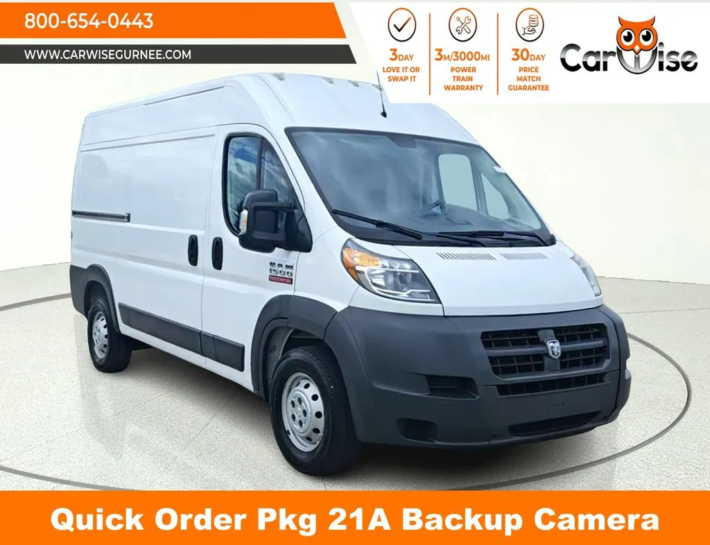 White 2017 Ram ProMaster 1500 for sale in Gurnee, IL