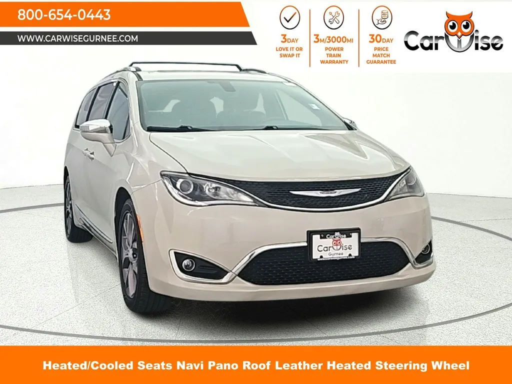 White 2020 Chrysler Pacifica Limited for sale in Gurnee, IL