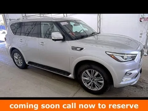 Silver 2019 INFINITI QX80 LUXE for sale in Gurnee, IL