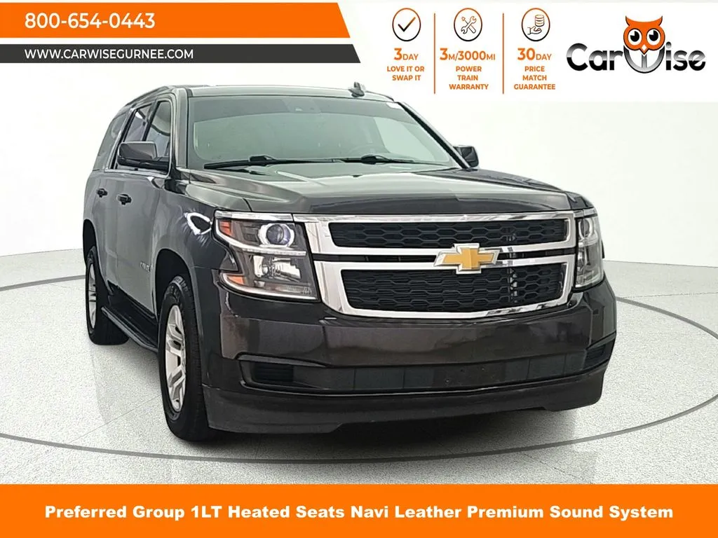 Gray 2016 Chevrolet Tahoe LT for sale in Gurnee, IL