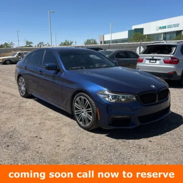 Blue 2020 BMW 5 Series 540i xDrive for sale in Gurnee, IL