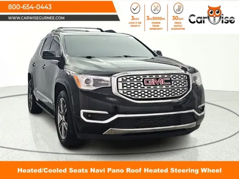 Black 2017 GMC Acadia Denali for sale in Gurnee, IL