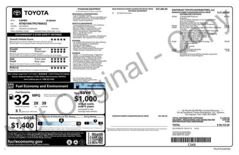 Another view of 2023 Toyota Camry SE for sale in Gurnee, IL at CarWise Gurnee