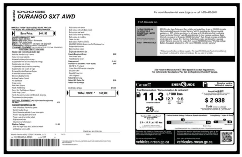 Another view of 2020 Dodge Durango SXT Plus for sale in Gurnee, IL at CarWise Gurnee