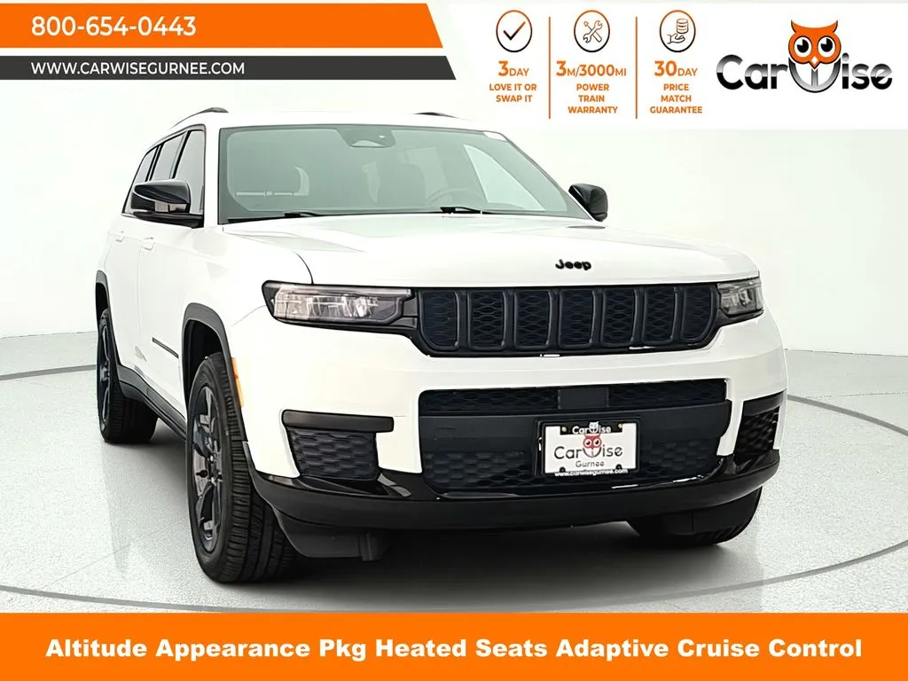 White 2021 Jeep Grand Cherokee L Altitude for sale in Gurnee, IL