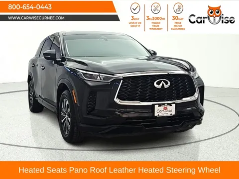Black 2024 INFINITI QX60 PURE for sale in Gurnee, IL