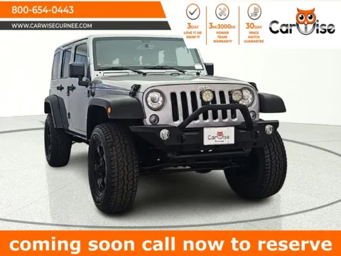Silver 2017 Jeep Wrangler Unlimited Sahara for sale in Gurnee, IL