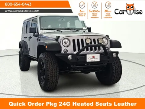 Silver 2017 Jeep Wrangler Unlimited Sahara for sale in Gurnee, IL