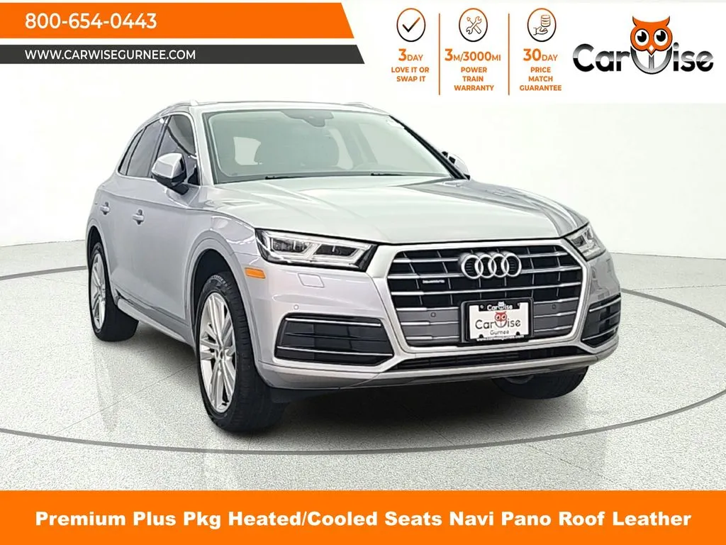 Silver 2018 Audi Q5 2.0T Premium Plus for sale in Gurnee, IL