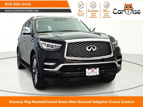 Black 2019 INFINITI QX80 LUXE for sale in Gurnee, IL