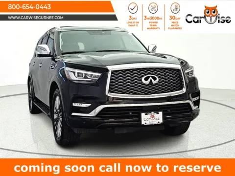 Black 2019 INFINITI QX80 LUXE for sale in Gurnee, IL