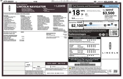 Another view of 2019 Lincoln Navigator Reserve for sale in Gurnee, IL at CarWise Gurnee