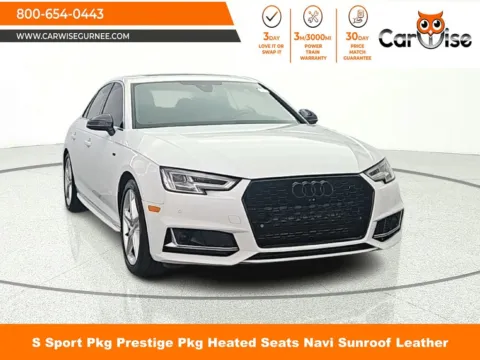White 2018 Audi S4 3.0T Prestige for sale in Gurnee, IL