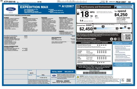 Another view of 2023 Ford Expedition Max XLT for sale in Gurnee, IL at CarWise Gurnee