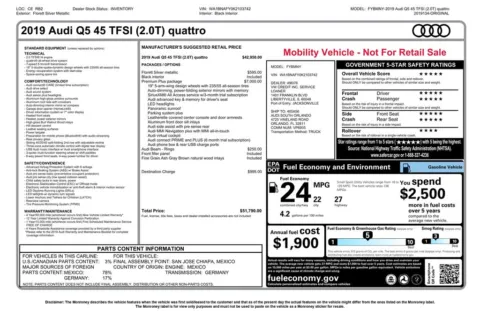 Another view of 2019 Audi Q5 2.0T Premium Plus for sale in Gurnee, IL at CarWise Gurnee