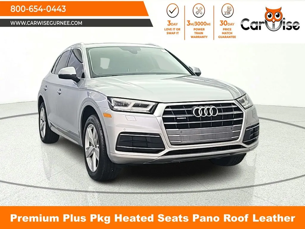 Silver 2019 Audi Q5 2.0T Premium Plus for sale in Gurnee, IL