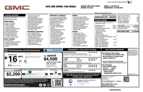Another view of 2022 GMC Sierra 1500 Denali for sale in Gurnee, IL at CarWise Gurnee