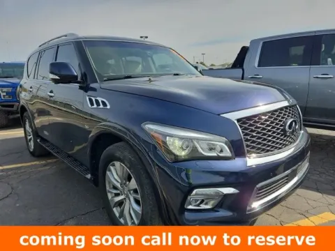 Blue 2017 INFINITI QX80 for sale in Gurnee, IL
