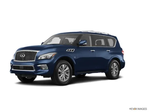 Blue 2017 INFINITI QX80 for sale in Gurnee, IL