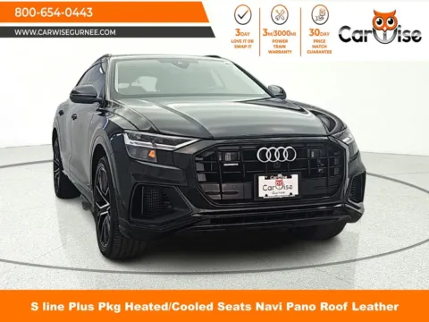 Black 2020 Audi Q8 55 Premium Plus for sale in Gurnee, IL