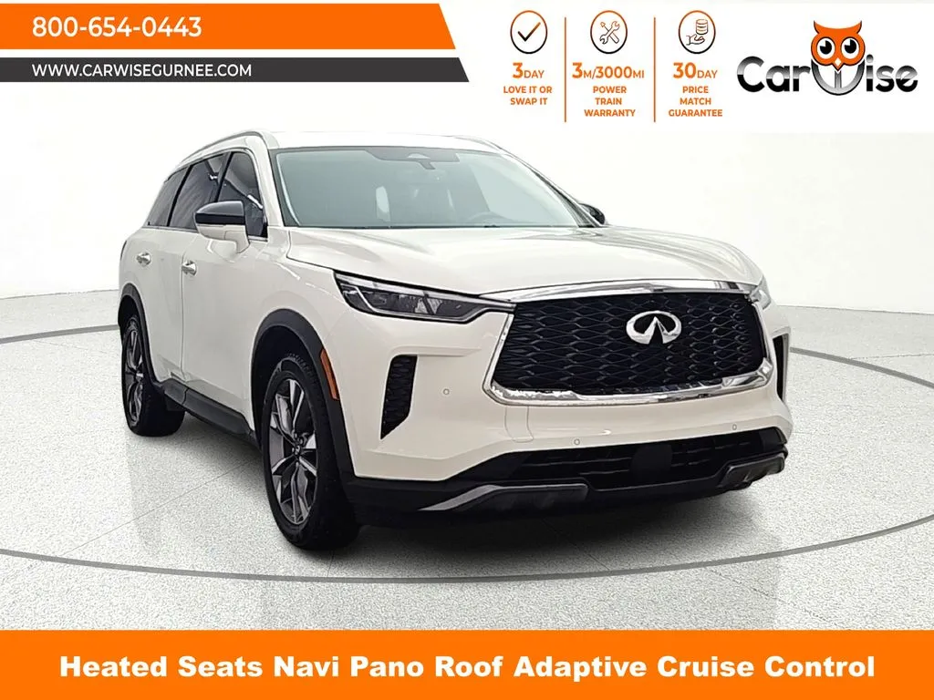 White 2022 INFINITI QX60 LUXE for sale in Gurnee, IL