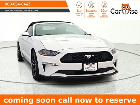 White 2019 Ford Mustang EcoBoost Premium for sale in Gurnee, IL
