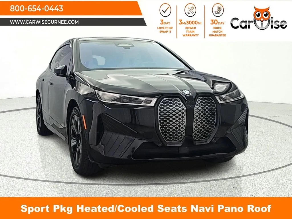 Black 2023 BMW iX xDrive50 for sale in Gurnee, IL