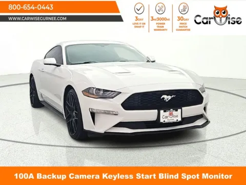 White 2018 Ford Mustang EcoBoost for sale in Gurnee, IL