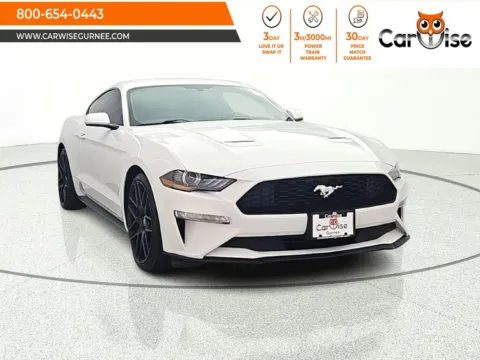 White 2018 Ford Mustang EcoBoost for sale in Gurnee, IL