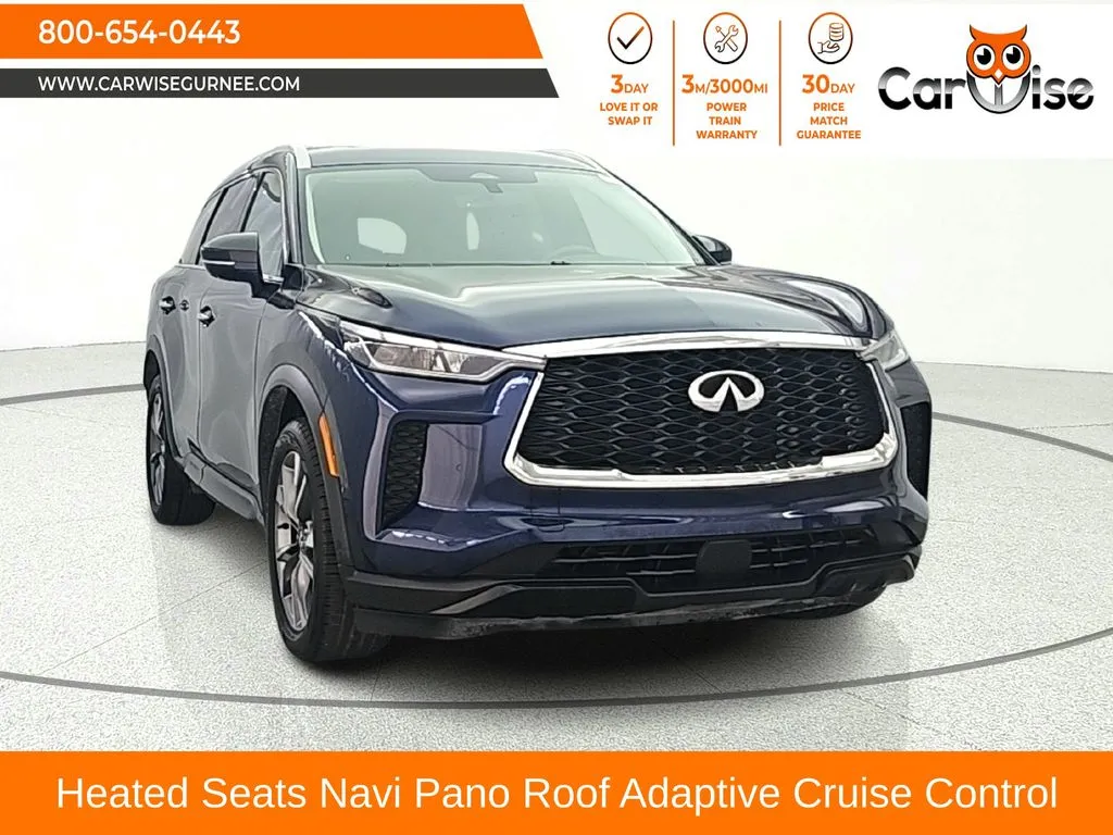 Blue 2023 INFINITI QX60 LUXE for sale in Gurnee, IL