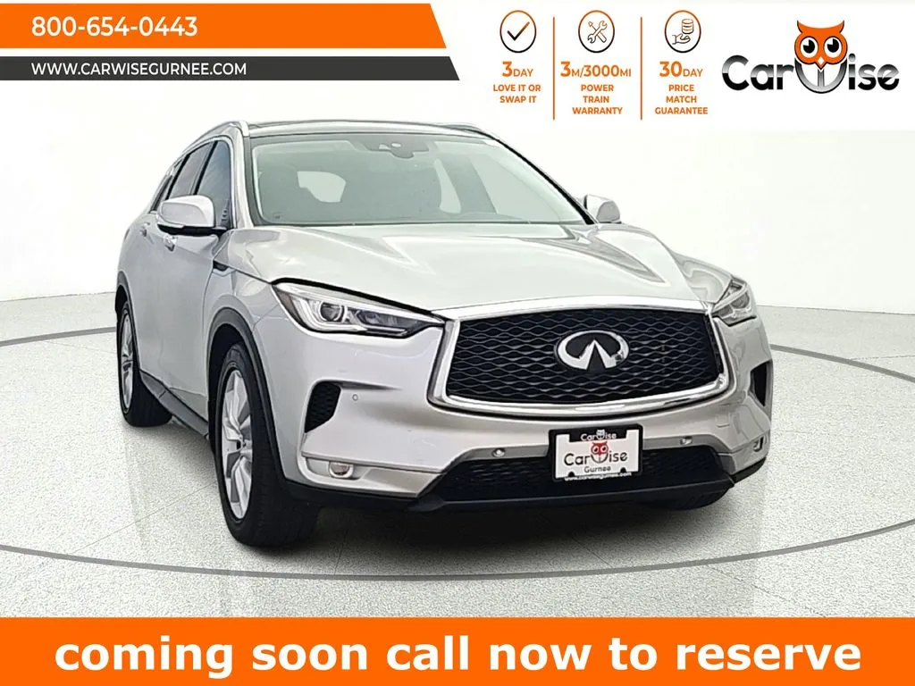 Silver 2019 INFINITI QX50 ESSENTIAL for sale in Gurnee, IL