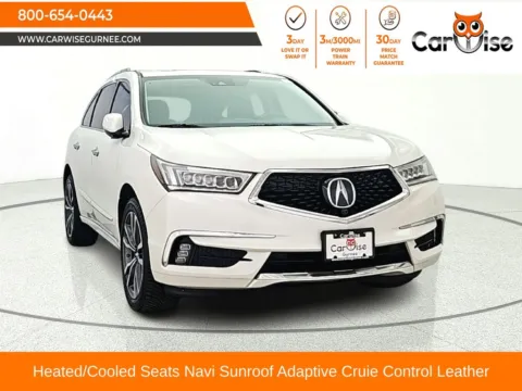 White 2019 Acura MDX 3.5L Advance Package for sale in Gurnee, IL