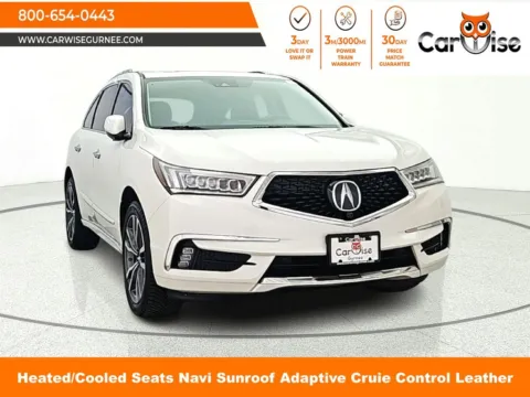 White 2019 Acura MDX 3.5L Advance Package for sale in Gurnee, IL
