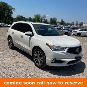 White 2019 Acura MDX 3.5L Advance Package for sale in Gurnee, IL