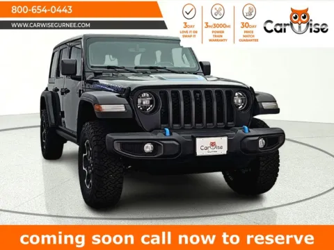Black 2021 Jeep Wrangler Unlimited Rubicon 4xe for sale in Gurnee, IL