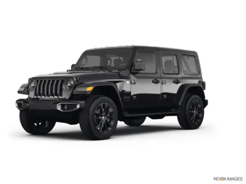 Black 2021 Jeep Wrangler Unlimited Rubicon 4xe for sale in Gurnee, IL
